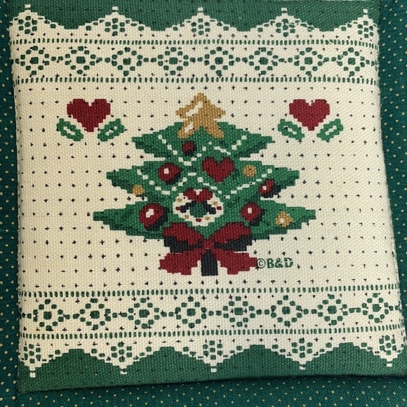 B & D Vintage Christmas Pot Holder - Holiday Charm - Picture 3 of 6